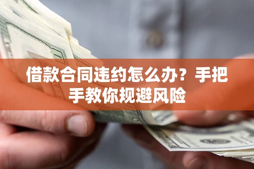 武汉借款合同违约怎么办？手把手教你规避风险