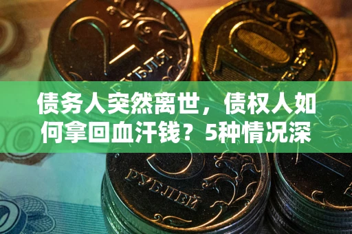 武汉债务人突然离世，债权人如何拿回血汗钱？5种情况深度解析