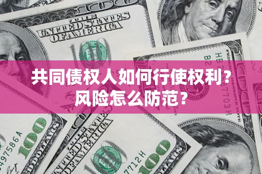 武汉共同债权人如何行使权利？风险怎么防范？