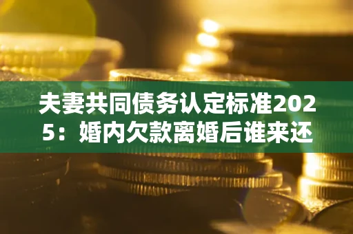 武汉夫妻共同债务认定标准2025：婚内欠款离婚后谁来还？