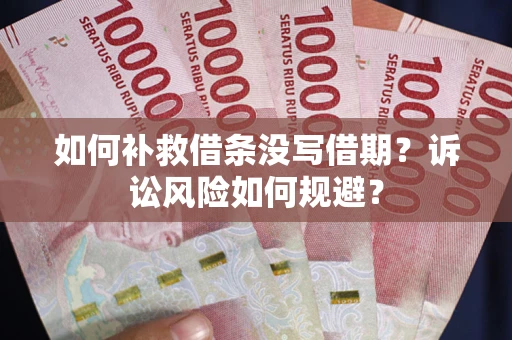 武汉如何补救借条没写借期？诉讼风险如何规避？