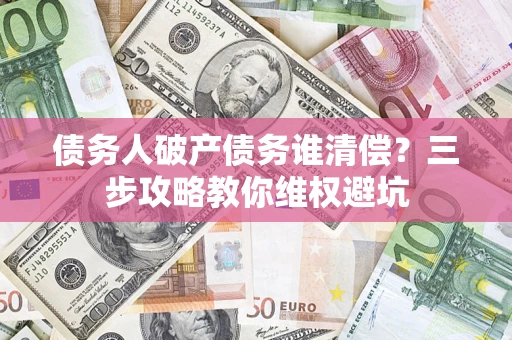 武汉债务人破产债务谁清偿？三步攻略教你维权避坑