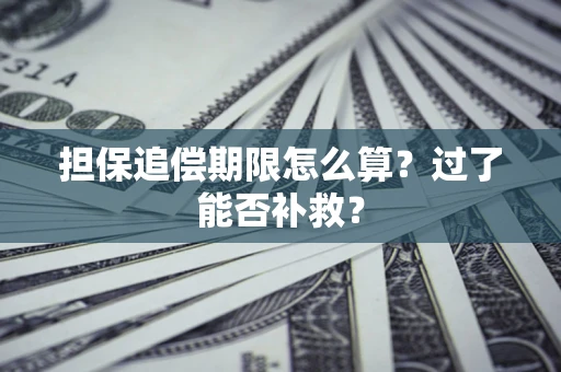 武汉担保追偿期限怎么算？过了能否补救？