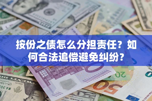 武汉按份之债怎么分担责任？如何合法追偿避免纠纷？